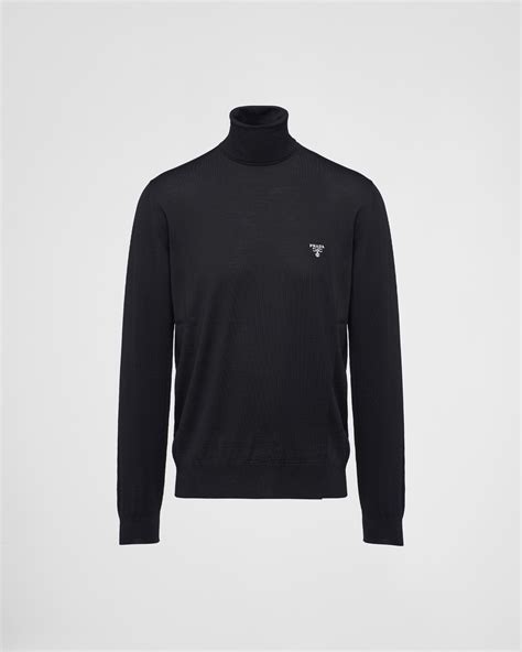 prada turtleneck men|Prada Turtleneck Nylon Sweater .